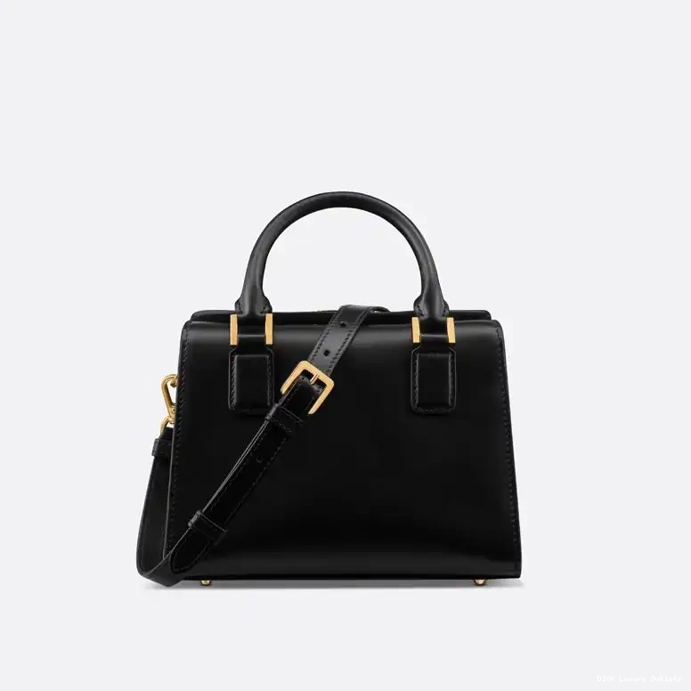 Black Dior Box Calfskin Small Bag Boston 0623 Luxury